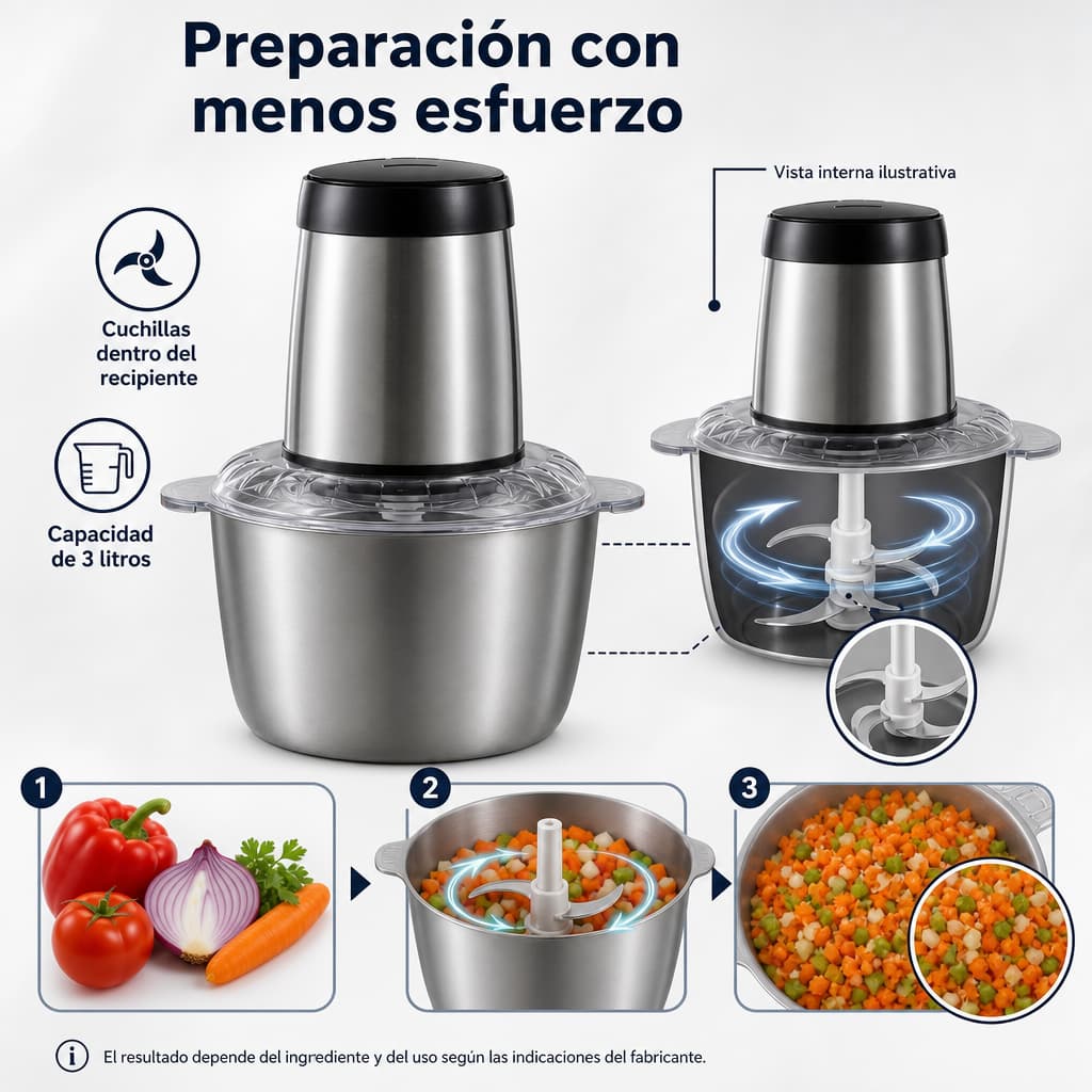 Preparación con menos esfuerzo